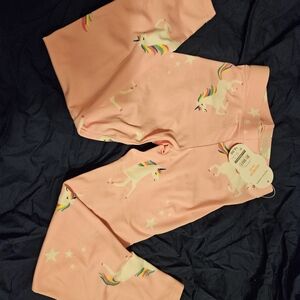Unicorn Dreams Pink Girls  Leggings Sz 4-5